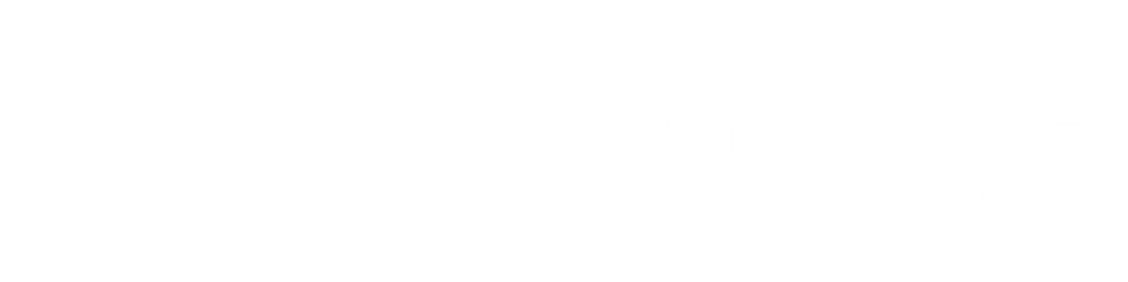 Savanna Sunrise Logo White